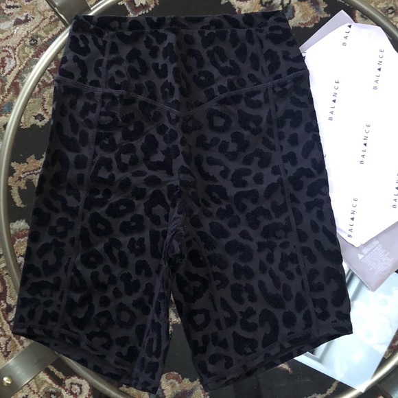 Balance Athletica Pants - Balance Athletica Lux Rider Short Panther NEW - S